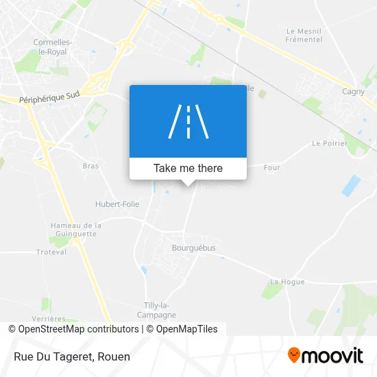Rue Du Tageret map
