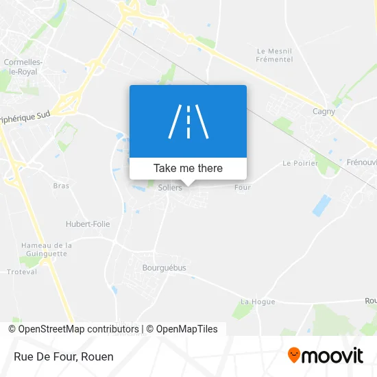 Mapa Rue De Four
