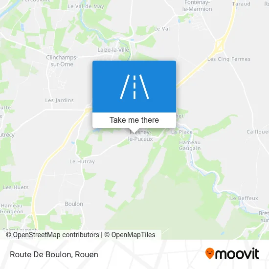 Route De Boulon map