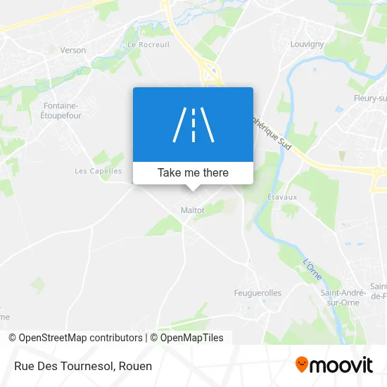 Rue Des Tournesol map