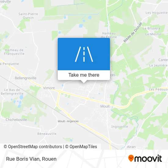 Rue Boris Vian map