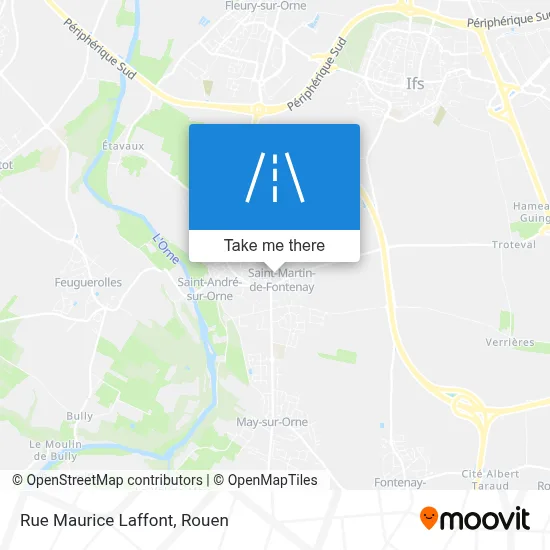 Rue Maurice Laffont map
