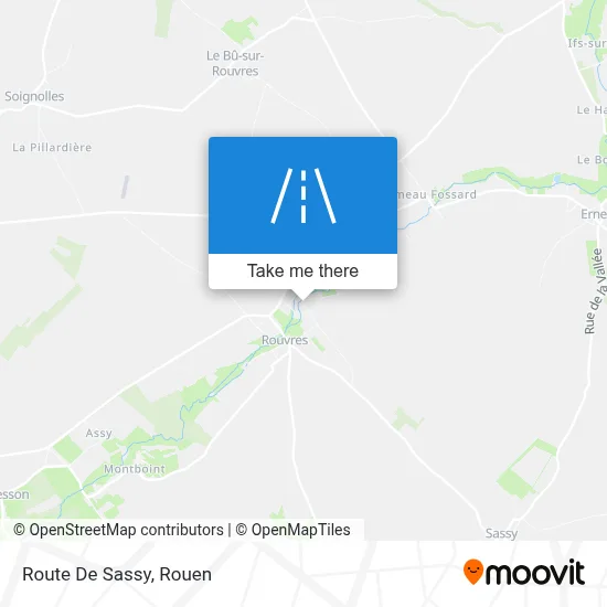 Mapa Route De Sassy