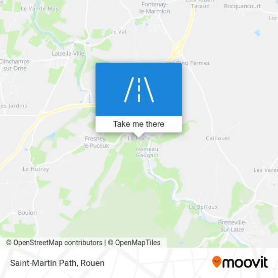Chemin Saint-Martin map