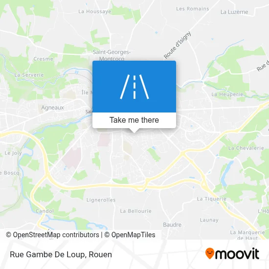 Rue Gambe De Loup map