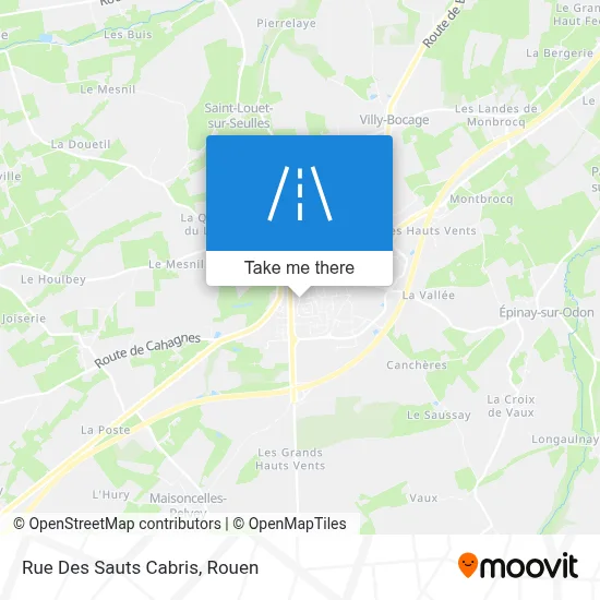 Rue Des Sauts Cabris map