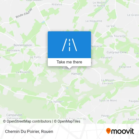 Mapa Chemin Du Poirier