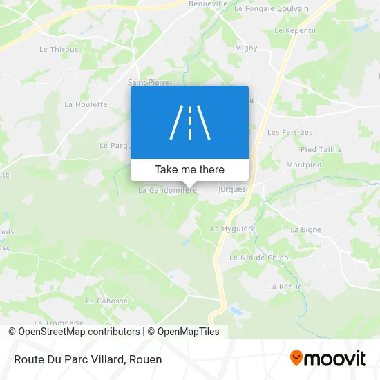 Route Du Parc Villard map