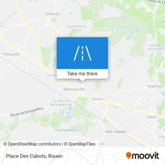 Place Des Cabots map