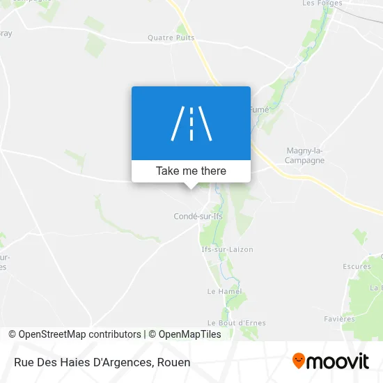 Rue Des Haies D'Argences map
