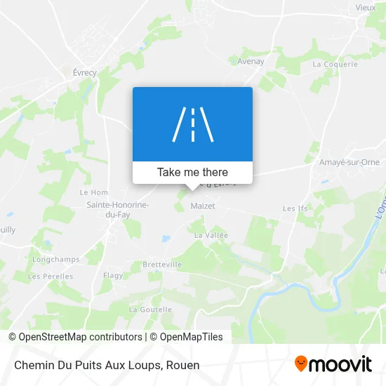 Chemin Du Puits Aux Loups map