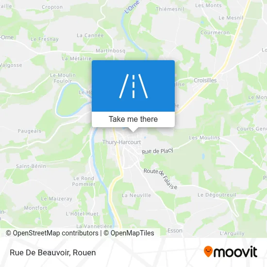 Rue De Beauvoir map