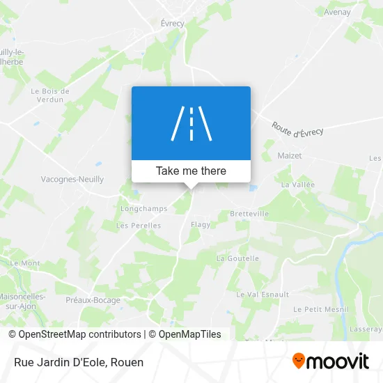 Rue Jardin D'Eole map