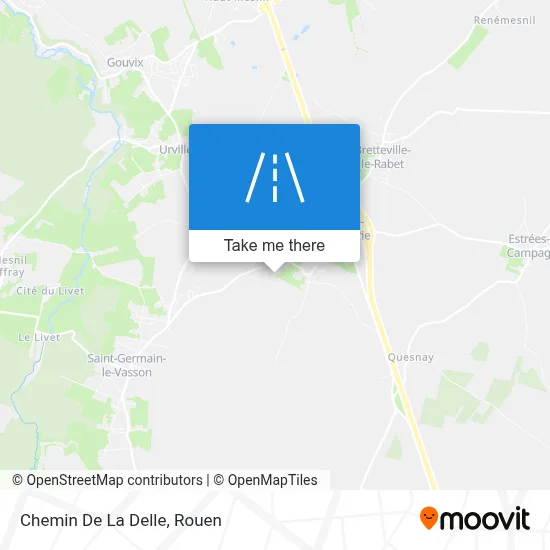 Chemin De La Delle map