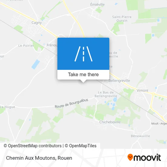 Chemin Aux Moutons map