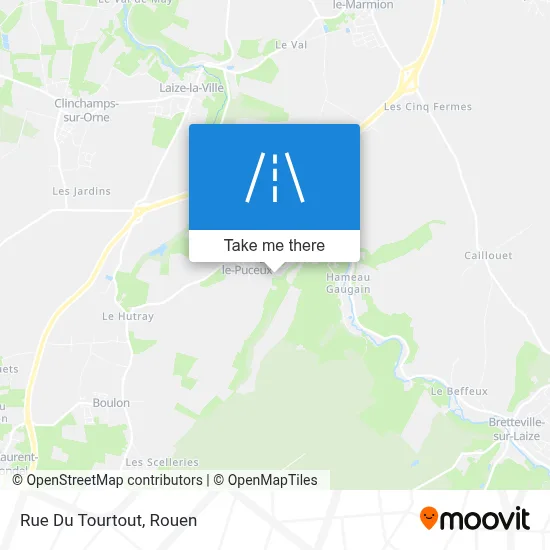 Rue Du Tourtout map