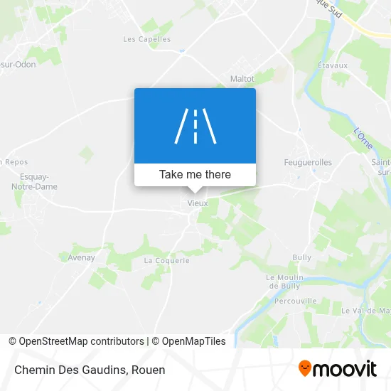 Chemin Des Gaudins map