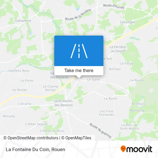 La Fontaine Du Coin map