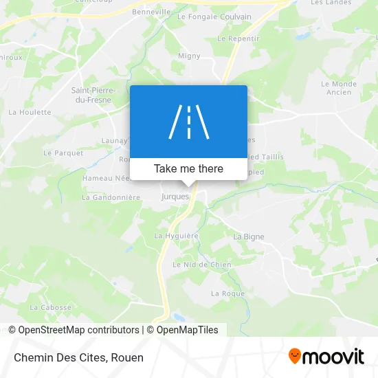 Chemin Des Cites map