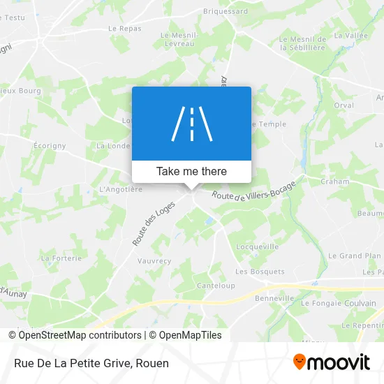 Rue De La Petite Grive map