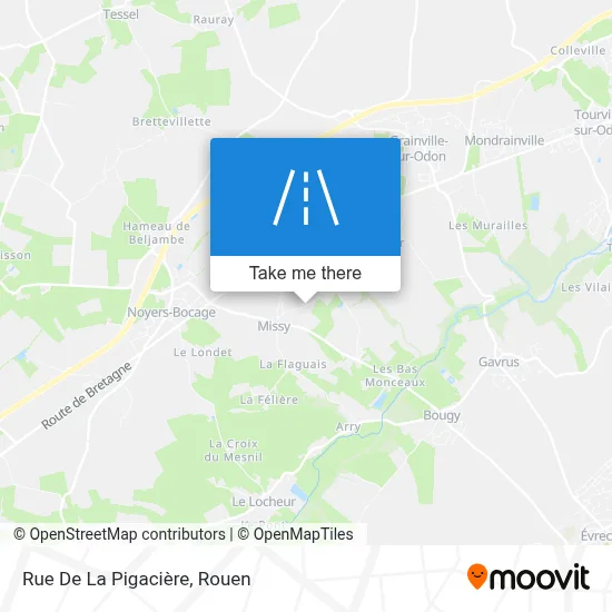 Mapa Rue De La Pigacière