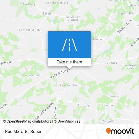 Rue Marotte map