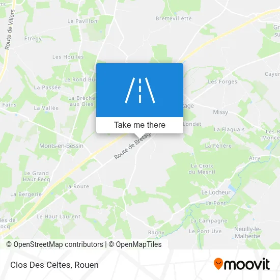 Clos Des Celtes map