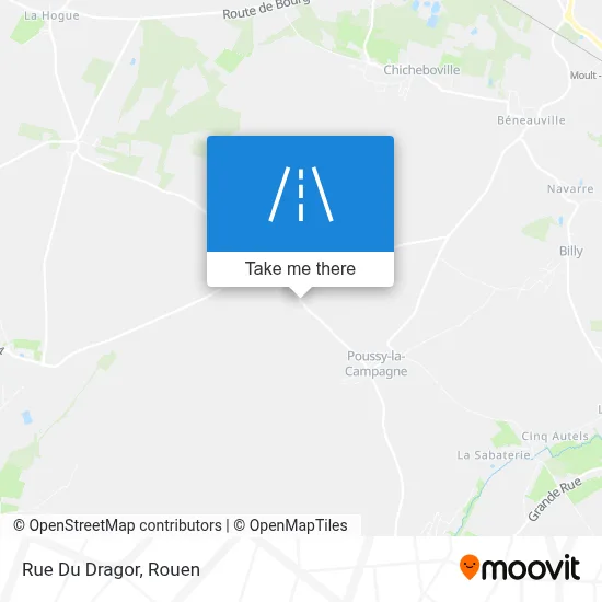 Rue Du Dragor map