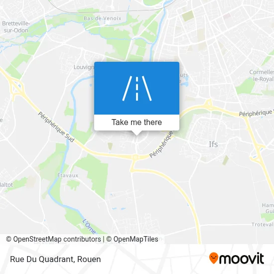 Mapa Rue Du Quadrant