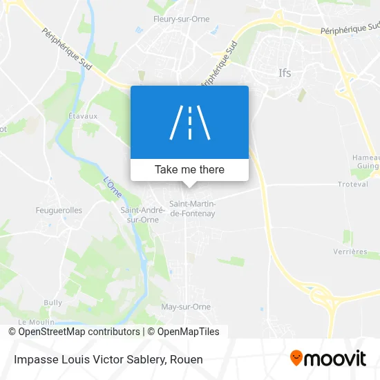 Impasse Louis Victor Sablery map