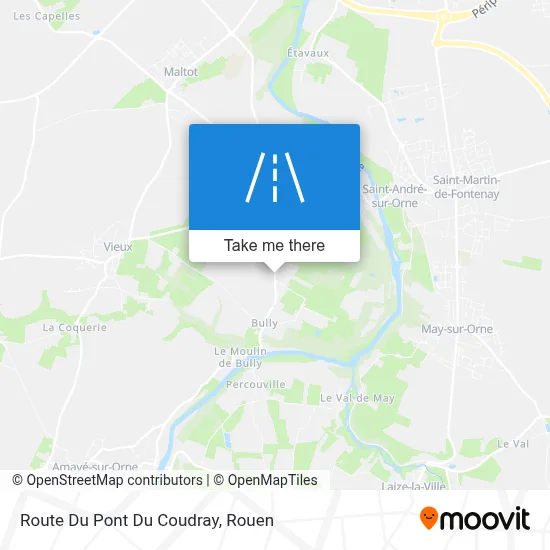 Route Du Pont Du Coudray map