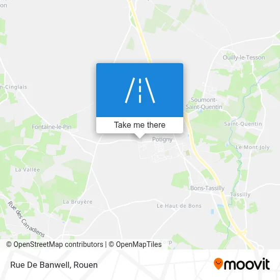 Rue De Banwell map