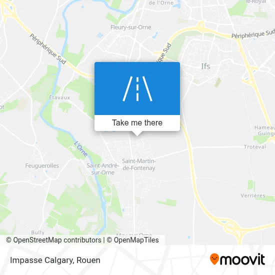 Impasse Calgary map