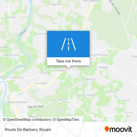 Route De Barbery map