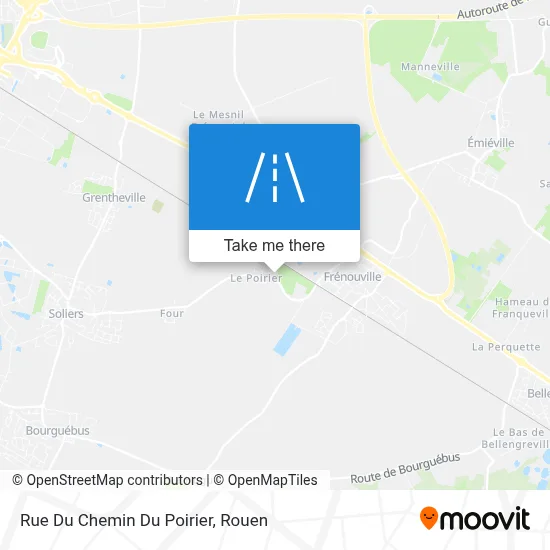 Rue Du Chemin Du Poirier map
