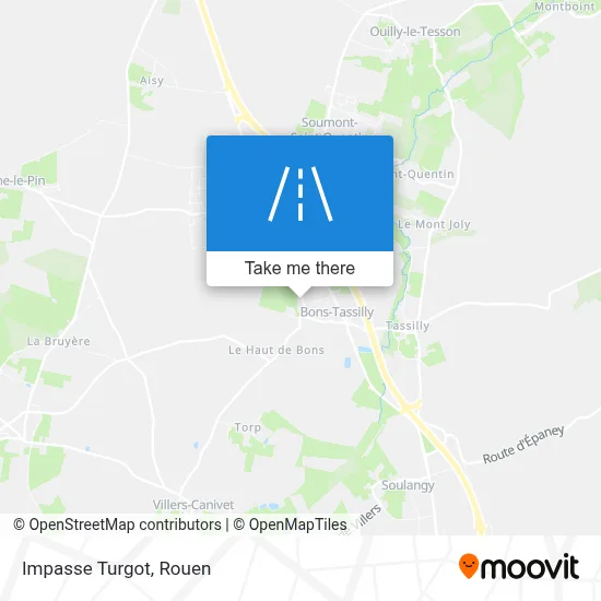 Impasse Turgot map