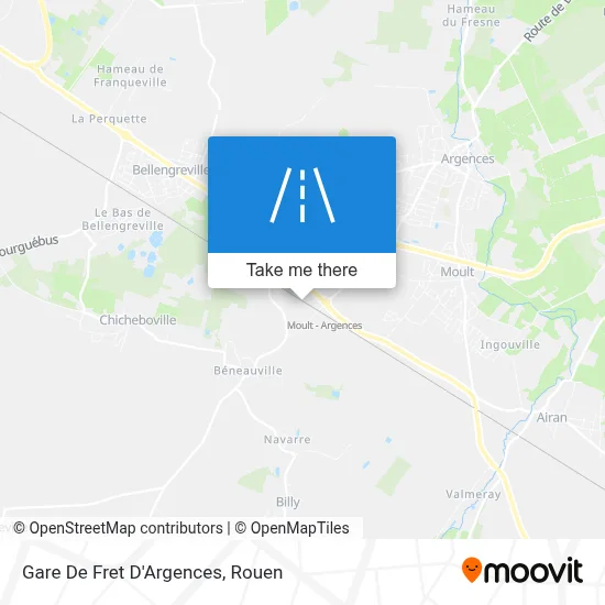 Gare De Fret D'Argences map