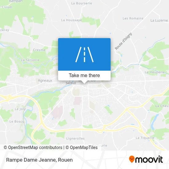 Rampe Dame Jeanne map