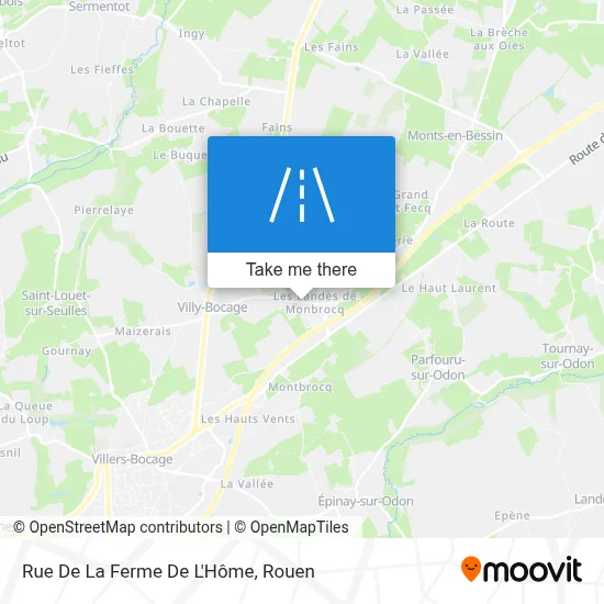 Rue De La Ferme De L'Hôme map