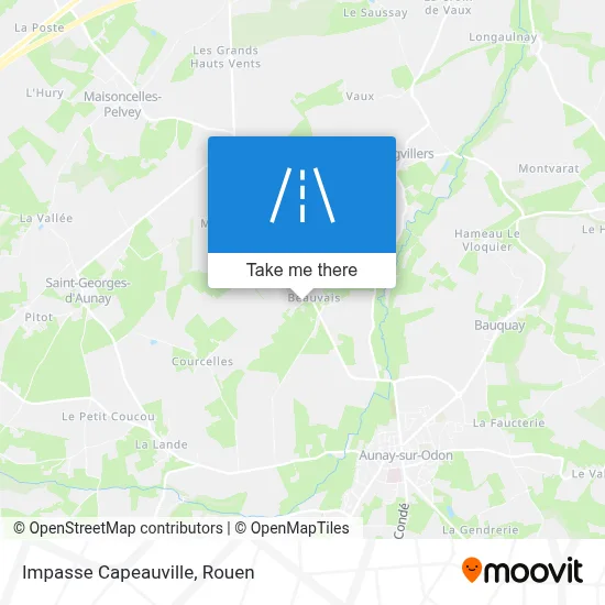 Impasse Capeauville map