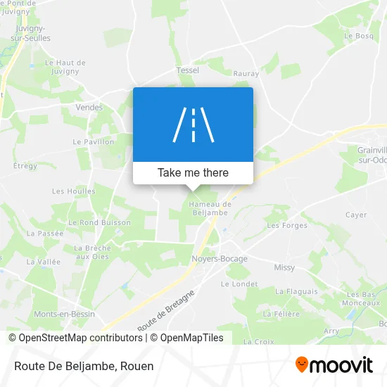 Route De Beljambe map