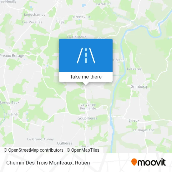 Chemin Des Trois Monteaux map