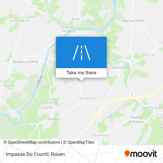 Impasse Du Courtil map