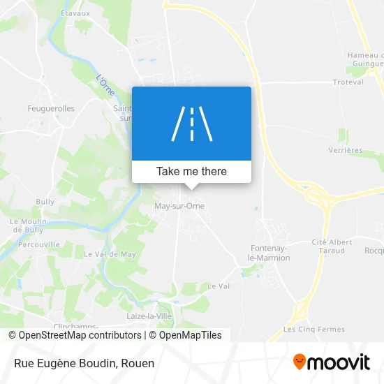 Mapa Rue Eugène Boudin