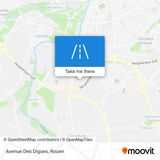 Avenue Des Digues map