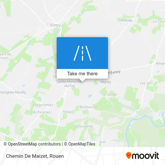 Chemin De Maizet map