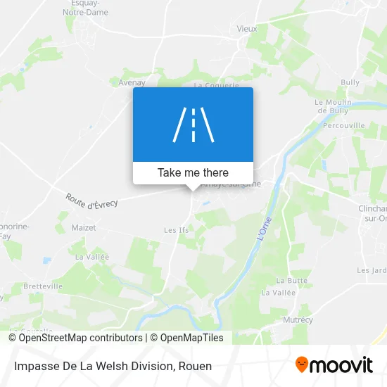 Impasse De La Welsh Division map