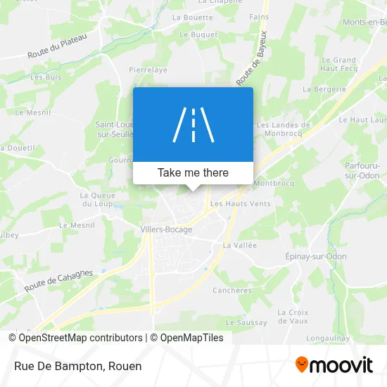 Rue De Bampton map