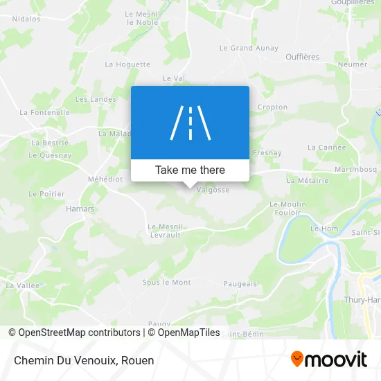 Chemin Du Venouix map