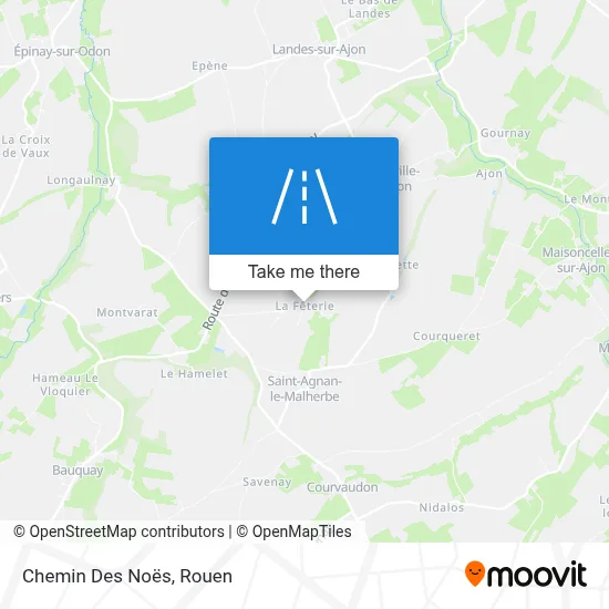 Chemin Des Noës map